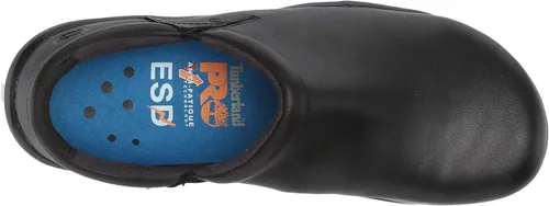 Miniatura 5 de Timberland PRO Zuecos de trabajo Newbury ESD sin cordones para mujer, Negro