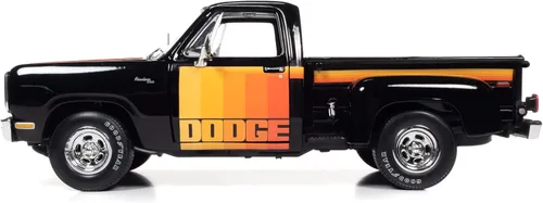 Miniatura 6 de Auto World 1980 Dodge Pickup Step Side Escala 1:18 Diecast