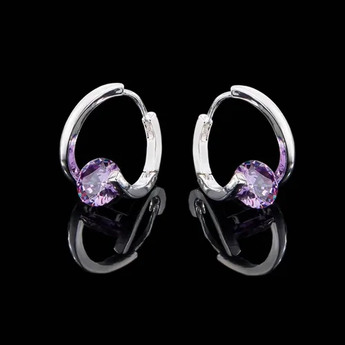 Miniatura 5 de Lymphatic Prime - Aretes de acupresión para actividad linfática Aretes de aro de drenaje linfático con germanio para regalos de cumpleaños