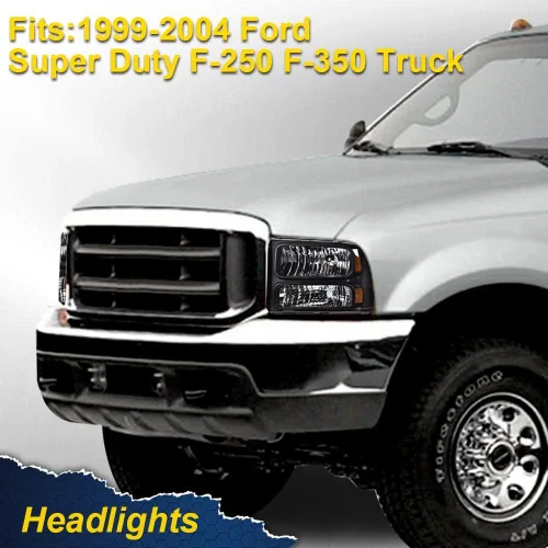 Miniatura 9 de CHEDA Conjunto de faros, compatible con Ford F250 F350 F450 F550 Super Duty 1999 2001 2002 2003 2004