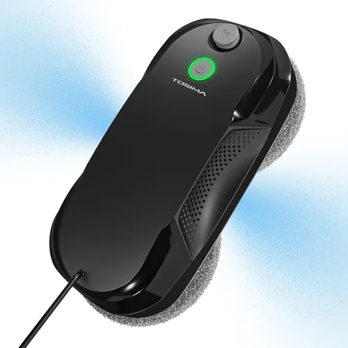 Miniatura 7 de Tosima Robot Limpiador de Ventanas W2, Limpieza Automática con Planificación Inteligente de Ruta, Potencia de Succión de 3800 Pa, Tecnología