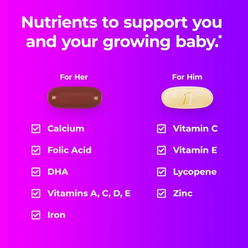 Miniatura 3 de One A Day Multivitamínico Prenatal en Cápsulas Blandas para Hombres y Mujeres incluyendo Vitaminas A, Vitamina C, Vitamina D, B6, B12, Ácido Fólico