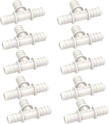 Miniatura 14 de SEAFLO Acoplamiento de tubería PEX de plástico de 90 grados 1/2" Barb x 1/2" adaptador de codo de ajuste de púas compatible con tubo PEX o PE-RT