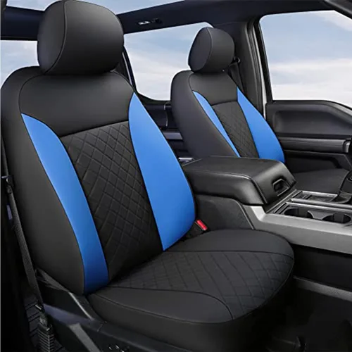 GIANT PANDA Juego completo de fundas de asientos de automóvil con ajuste personalizado para Ford F150 2009-2025 y 2017-2025 F250 F350 F450 Super
