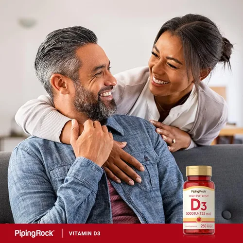 Miniatura 6 de Piping Rock Vitamina D3 5000 UI 250 cápsulas blandas Suplemento de alta potencia Sin OMG, sin gluten