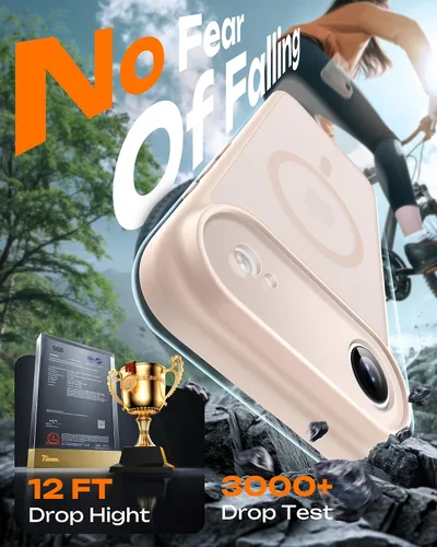 Miniatura 555 de TOCOL Funda para iPhone 11, compatible con Magsafe, protección completa de cámara, imanes integrados, protección contra caídas, funda translúcida