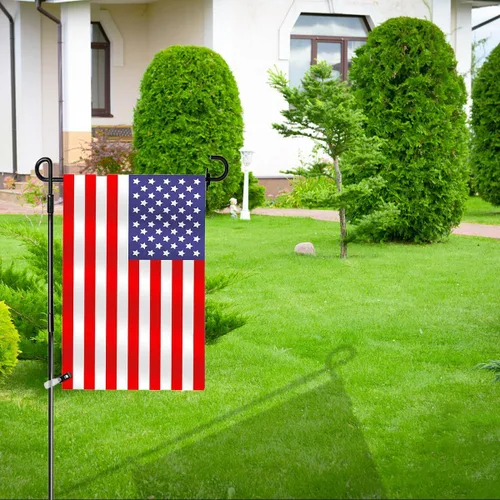 Miniatura 5 de Tapones de goma para bandera de jardín y tigre, paquete de 10 piezas, topes de goma, clips antiviento para banderas de jardín, tapón y clip
