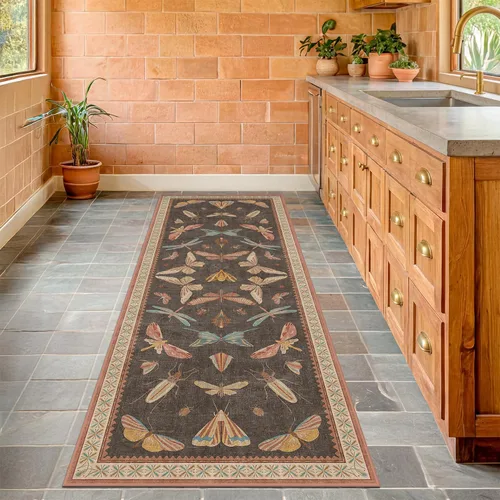 Miniatura 118 de Hazo Haus Alfombra de Baño Bohemia Lavable 2x3, Alfombras Pequeñas para Cocina, Tocador, Puerta Principal Entrada Interior, Antideslizante Pelo Bajo