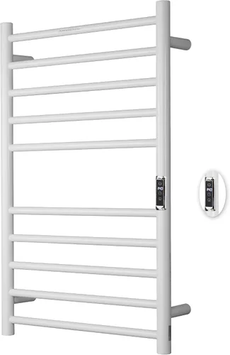 Miniatura 28 de Toalleros térmicos para baño, calentadores eléctricos de toallas para montar en la pared con temporizador y control de temperatura, calentador