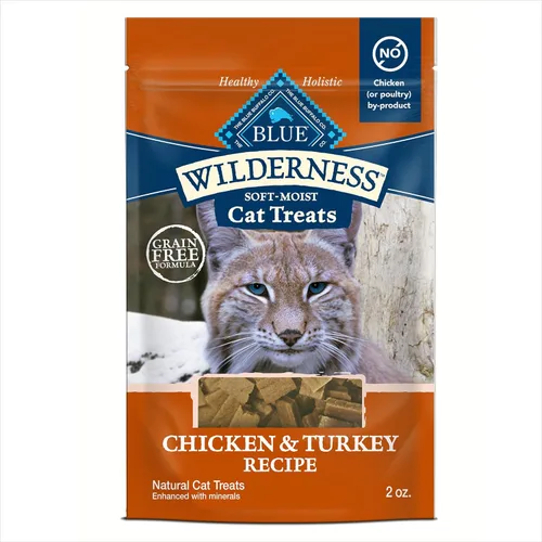Miniatura 9 de Blue Buffalo Wilderness Golosinas crujientes para gatos con alto contenido de proteínas, hechas con ingredientes naturales, trucha sabrosa, bolsa