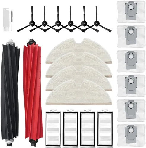 Miniatura 13 de 24 piezas Kit de accesorios de reemplazo Q10 S5+ Compatible con Roborock Q10 S5+ /Q10 S5/Q10 x5 /Q10 x5+ Robot Aspirador, 2 cepillos principales, 4