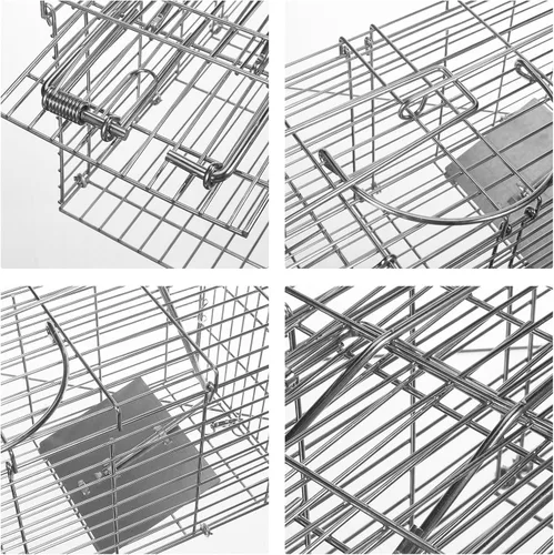 Miniatura 5 de Trampa para ratas humana plegable para interiores y exteriores, trampa para ratones, trampa para ardillas, roedores pequeños, ratones, ratones