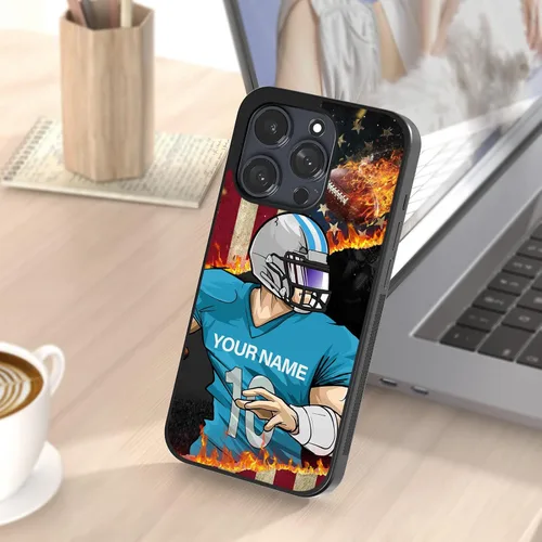 Miniatura 4 de Fundas de teléfono personalizadas con diseño deportivo para fanáticos para iPhone 11, 12, 13, 14, 15, 16 Pro Max Plus Mini X 7 8 SE para Samsung