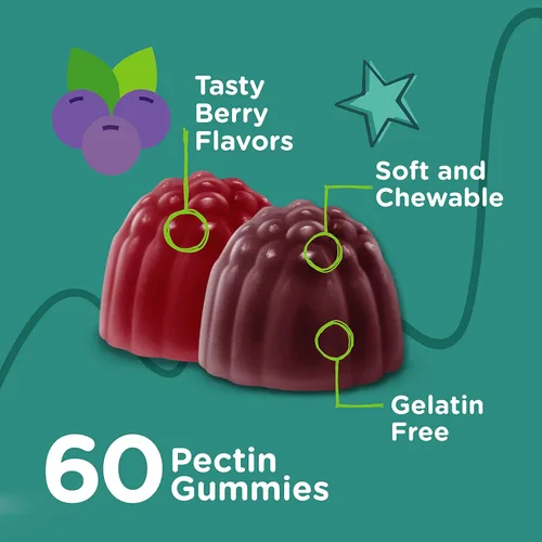 Miniatura 3 de Viteey - Gomitas probióticas para niños, más fibra de prebióticos, 2 mil millones de UFC Digestive Health, Gut Health, Constipation Relief for