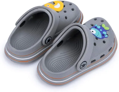 Miniatura 3 de Casazoe Zuecos de agua para niños y niñas pequeños, sandalias de agua sin cordones, ligeras, para exteriores, verano, playa, piscina