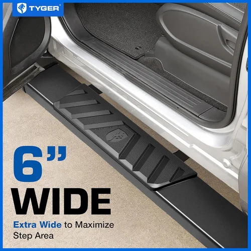 Miniatura 4 de Tyger Auto Estribos elevadores de 6 pulgadas compatibles con Ford F-150 2015-2026; F-150 Lightning 2022-2026; F-250 F-350 SD 2017-2026 Supercrew