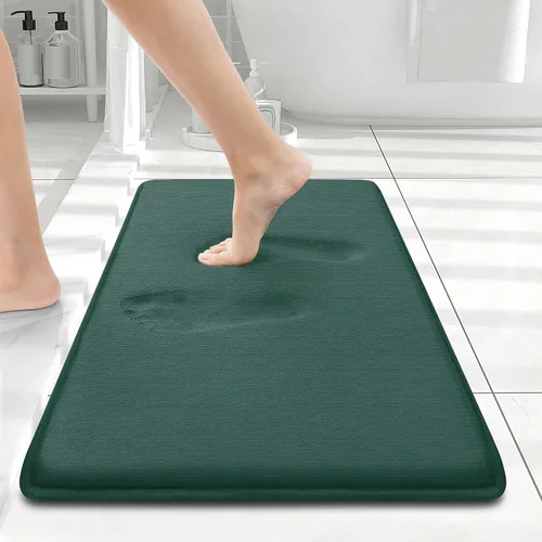 Miniatura 119 de Smiry Tapetes de Baño de Espuma Viscoelástica 36 x 24 pulgadas, Tapetes de Baño Extra Suaves y Absorbentes, Alfombra Antideslizante Lavable