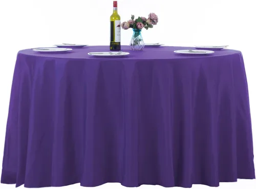 Miniatura 105 de Ascoza Paquete de 2 manteles rectangulares blancos de 60 x 84 pulgadas, tela de poliéster de 4 pies, para bodas, banquetes, restaurantes y fiestas