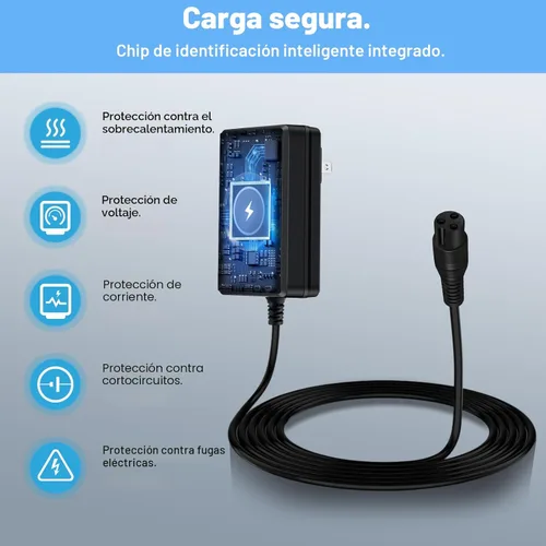 Miniatura 7 de Cargador de 24 V para scooter eléctrico Razor MX350 Scooter eléctrico Dirt Bike E100 E175 E200 E200S E300 E300S E500 Pocket Mod, Sports Mod y Dirt