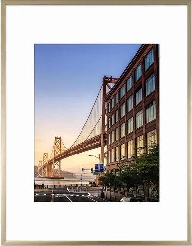Miniatura 36 de Frametory, Portarretratos de aluminio negro de 6 x 8 pulgadas, juego de 1, ideal para mostrar fotos de 5 x 7 con paspartú o 6 x 8 sin paspartú