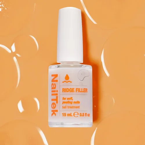 Miniatura 7 de Nail Tek Ridge Filler Formula 2 – Clear Ridge Filler para uñas, capa base, esmalte fortalecedor de uñas para uñas suaves y peladas, 0.5 onzas