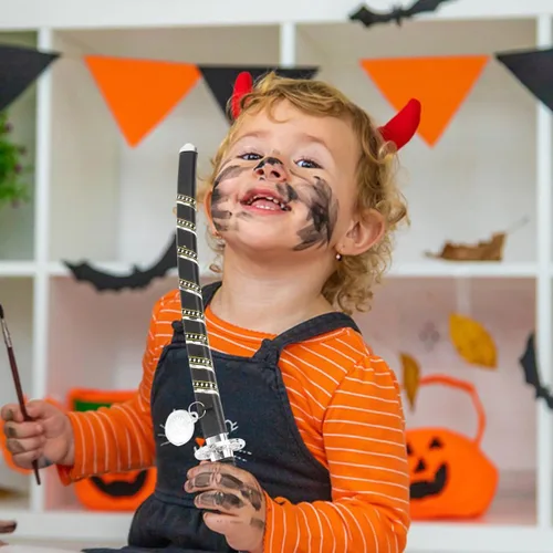 Miniatura 8 de Abaodam Mini espada de juguete de plástico samurái japonés conjunto de juguetes de Halloween Dress Up Props Espada