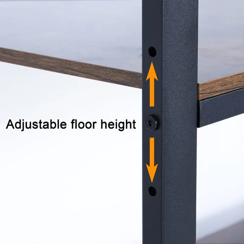 Miniatura 3 de Estante para panaderos de 5 niveles, soporte para horno de microondas con estantes, estante de almacenamiento de utilidad de 5 niveles con 5