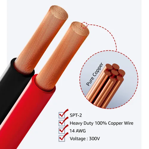 Miniatura 6 de MADCATZ Cable de extensión de conector SAE de 2 pines de 10 pies y 14 AWG, enchufe de desconexión rápida para automóviles, panel solar, batería
