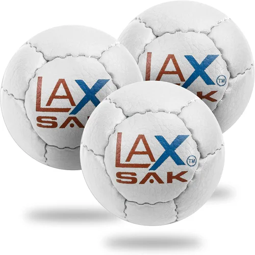 Miniatura 25 de Pelotas de práctica suaves Lax Sak para Lacrosse, paquetes de 1, 2, 3, 6, 12, 24, 36, 60 y 120 - mismo peso y tamaño que las pelotas de Lacrosse
