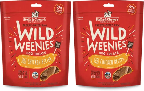 Miniatura 31 de Stella & Chewy's Golosinas para perros Wild Weenies crudas liofilizadas – Golosinas de entrenamiento con alto contenido de proteínas para perros