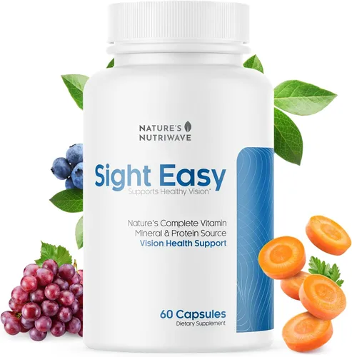 Miniatura 8 de SIGHT EASY - Vitaminas y suplementos minerales para los ojos con luteína y zeaxantina, vitamina C, vitamina E, zinc y arándano para una visión