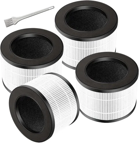 Miniatura 9 de MK01 MK06 Filtro de repuesto para filtro purificador de aire AROEVE compatible con MK01/MK06 Kloudi DH-JH01 ToLife TZ-K1 Intelabe EPI080/EP1080
