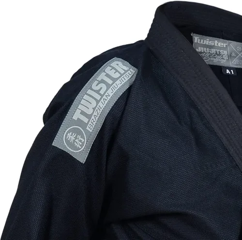 Miniatura 7 de Twister Challenge Jiu Jitsu Gi, Uniforme Jiu Jitsu, Competencia Profesional Tela de alta calidad Viene con Cinturones Blancos