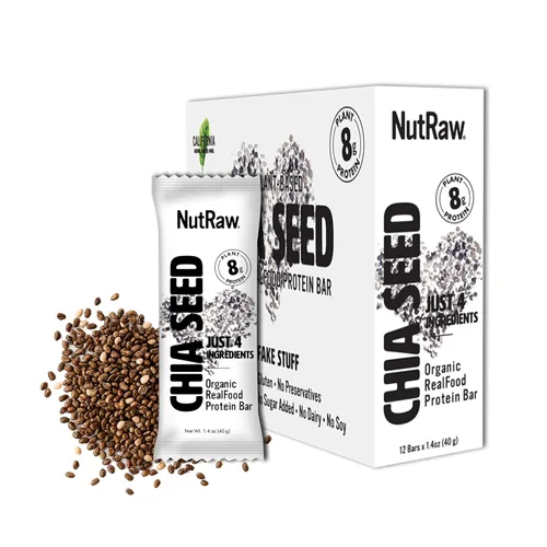 Miniatura 9 de Nutrawbar, Superalimento orgánico, barra de frutas crudas y nueces, higo entero, 1.4 onzas, 12
