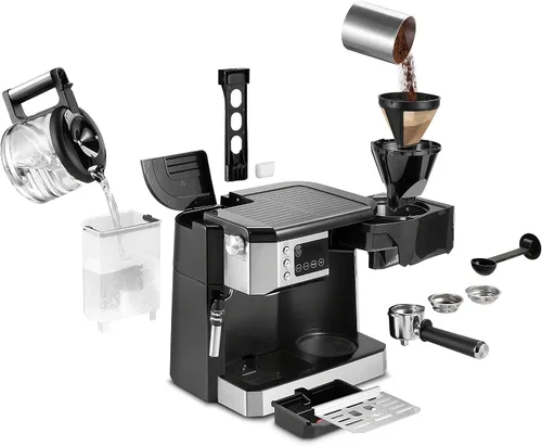 Miniatura 6 de De'Longhi Combinación de cafetera y máquina de café especial de todo en uno + Máquina de leche ajustable avanzada para Cappuccino & Latte +