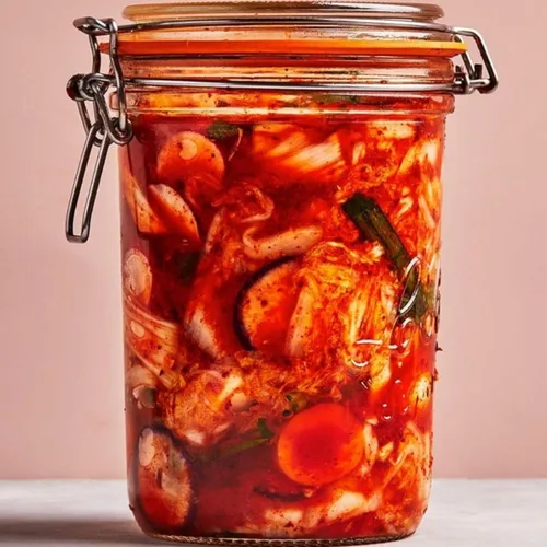 Miniatura 2 de Le Parfait Super Terrine - Tarro de vidrio francés de 32 onzas (paquete de 4) de 1 litro, sello de goma hermético y tapa de vidrio, tarros de vidrio
