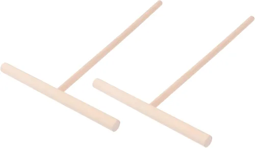 Miniatura 11 de Hemoton Juego de herramientas de madera para panqueques de crepé, espátula, esparcidor para hacer panqueques