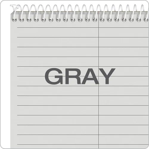 Miniatura 6 de Tops Prism Steno Books, 6 x 9 pulgadas, regla Gregg, papel gris, 80 hojas, perforados, (80274) (paquete de 24)