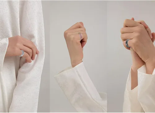 Miniatura 4 de MHWTTY Anillo giratorio para hombre, de acero inoxidable, juguetes para ansiedad, anillo de ansiedad para mujeres, 0.315 pulgadas de ancho