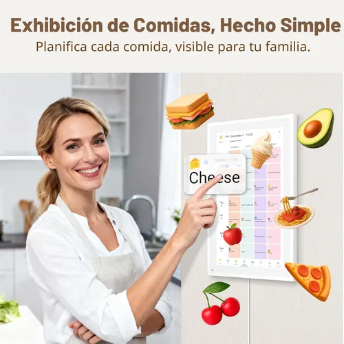 Miniatura 4 de Dragon Touch Calendario Digital de 15.6 Pulgadas Tabla de Tareas – Pantalla Táctil Interactiva, Planificador Familiar Inteligente, Marco de Fotos