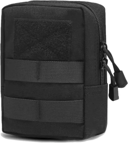 Miniatura 11 de TRIWONDER Bolso táctico para cigarrillos MOLLE pequeño, bolsa militar, estuche para baterías, porta tarjetas EDC, tarjetero, ranura para encendedor