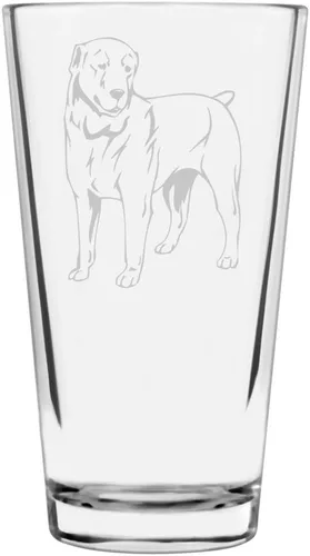 Miniatura 330 de Perro de Presa Canario - Vaso de pinta personalizado con temática de perro grabado multiusos, 16 onzas