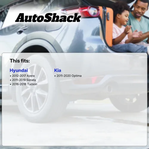 Miniatura 2 de AutoShack Rotores de Freno Trasero de Reemplazo para 2011-2019 Hyundai Sonata 2012-2017 Azera 2016-2018 Tucson 2011-2020 Kia Optima 1.6L 2.0L 2.4L