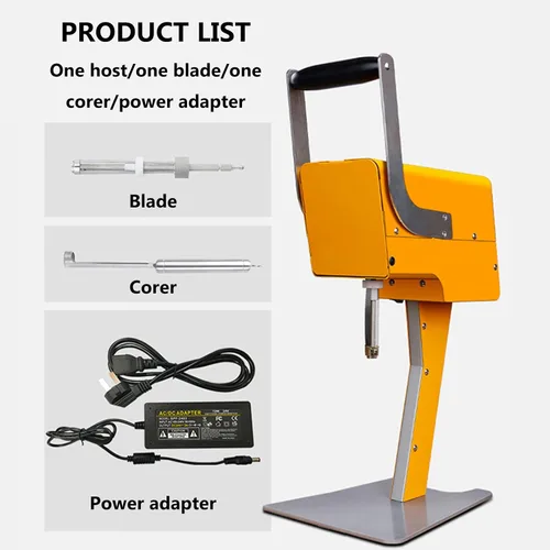Miniatura 3 de Exprimidor eléctrico de naranja, exprimidor de limón, máquina extractora de licuadora de frutas, con cabeza de cuchillo y descorazonador