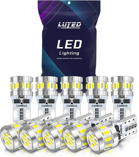 168 194 Bombilla LED de xenón blanco T10 2825 W5W 18-SMD 3014 Chipsets LED de repuesto Canbus libre de errores para domo, mapa, puerta, cortesía,