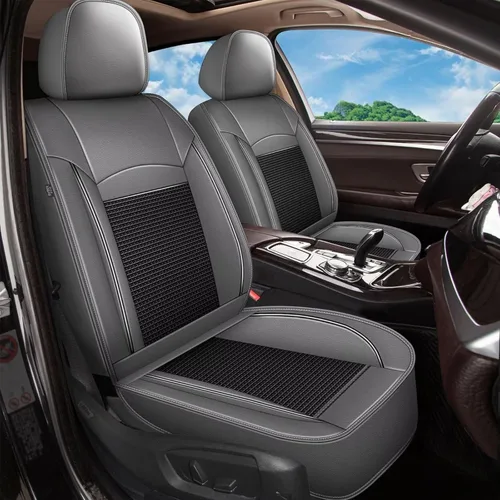 Miniatura 15 de DISUTOGO 2 Fundas de Asiento Delantero Compatibles con Subaru Impreza 2012-2023 2024 2025: Fundas de Asiento de Coche de Cuero Impermeables de Seda