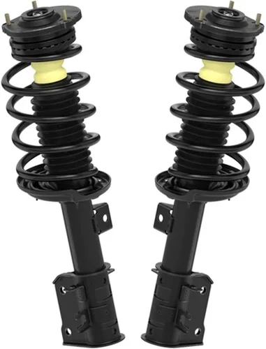 Miniatura 25 de Detroit Axle - Puntales 4WD para Ford Expedition Lincoln Navigator 1997-2002, 4 puntales completos con muelle helicoidal delantero trasero 1998 1999