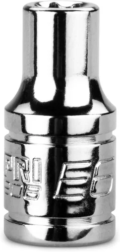 Capri Tools Enchufe de estrella externo E6, unidad de 1/4 pulgadas