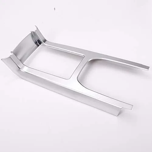 Miniatura 6 de Marcos de cubierta de panel de cambio de engranajes de coche, 1 unidad para Land Rover Discovery Sport 2015 2016 2017 2018 2019 (plata)