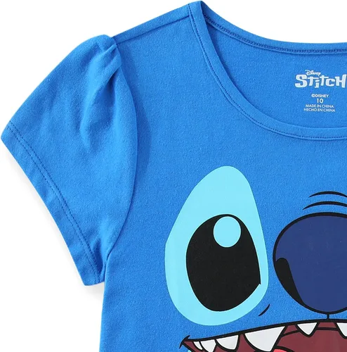 Miniatura 24 de Disney Lilo and Stitch - Paquete de 3 camisetas de manga corta para niñas pequeñas a grandes